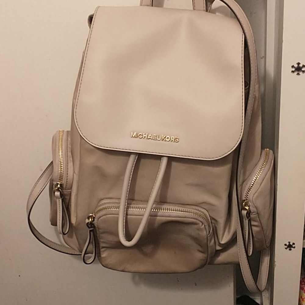 Michael Kors Abbey  Large Nylon Backpack